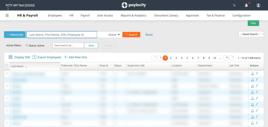 Find the Company ID in Paylocity, then enter it in the secure connection window. (1/2)