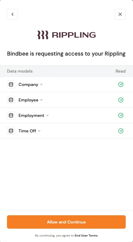 Approve access, enter the token, and look for the Connection established confirmation. (1/3)