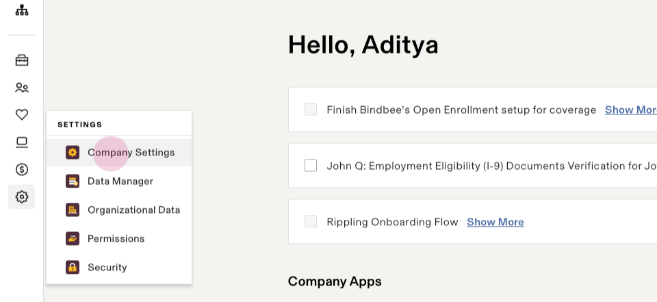 Screenshot: Open API Access (1/2)