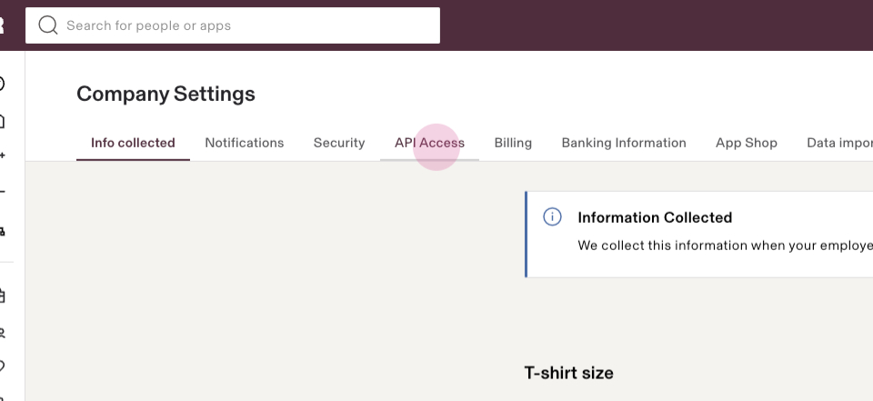 Screenshot: Open API Access (2/2)