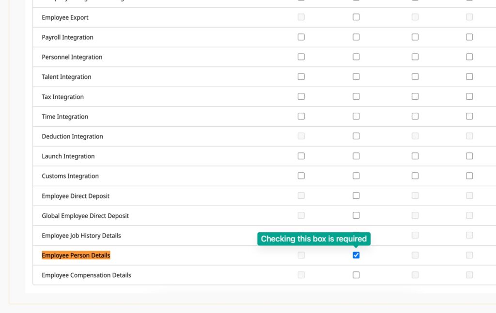 Screenshot: Confirm the Required Access (1/2)