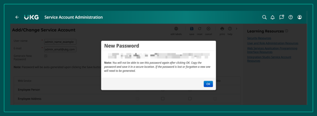 Screenshot: Confirm the Required Access (2/2)