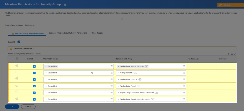 Screenshot: Give Clarity Access to the Required Data