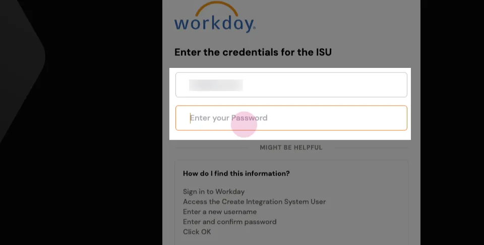 Screenshot: Connect Workday to Clarity (1/4)